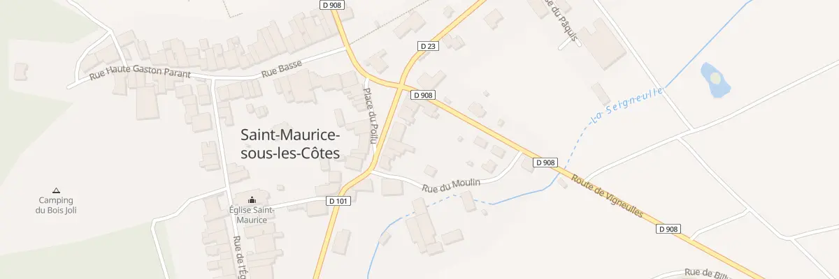 Plan du 7 Av du Gen Le Lorrain à Saint-Maurice-sous-les-Côtes