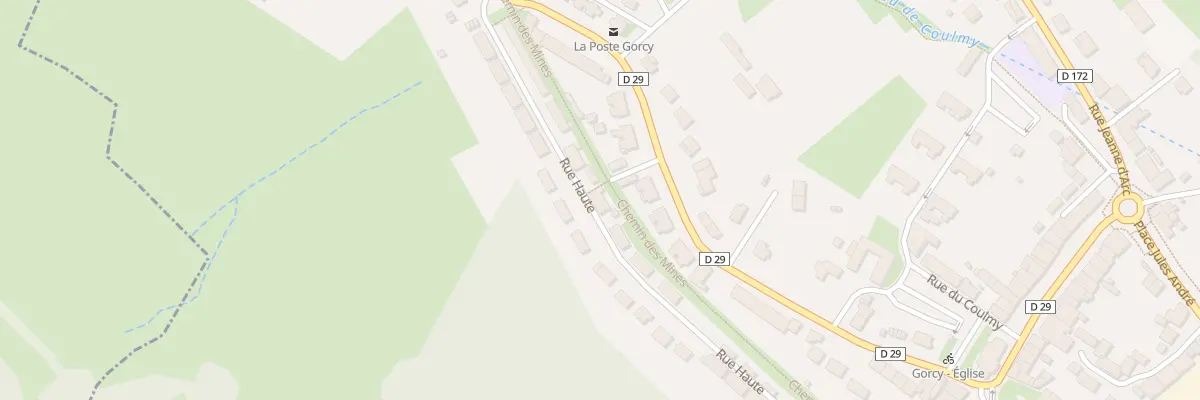 Plan du 31 Rue Haute à Gorcy