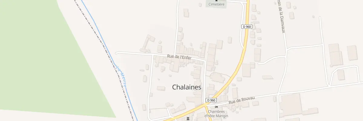 Plan du 17 Rue de l’Enfer à Chalaines