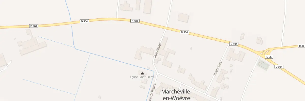 Plan du 3 Rue Haute à Marchéville-en-Woëvre
