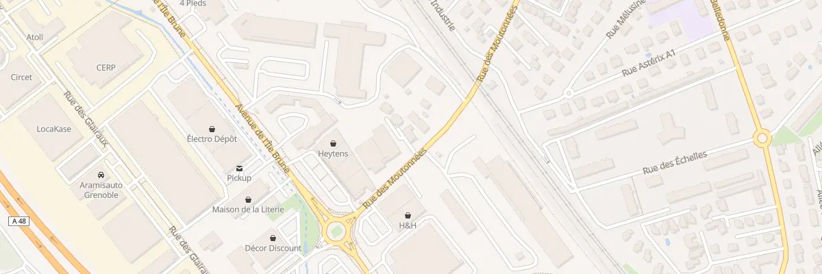 Plan du 92 Rue des Moutonnees à Saint-Égrève