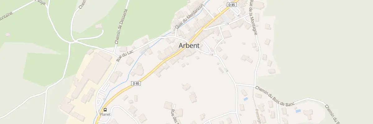 Plan du 63 Rue du Gen Andrea à Arbent