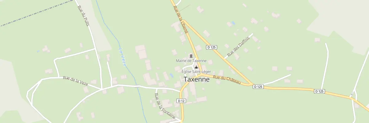 Plan du 2 Rue de l’Église à Taxenne