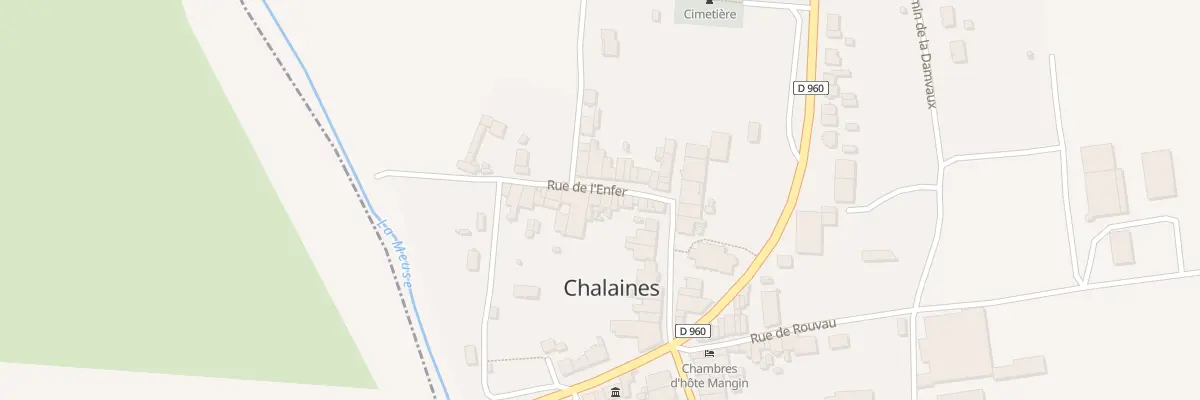 Plan du 15 Rue de l’Enfer à Chalaines