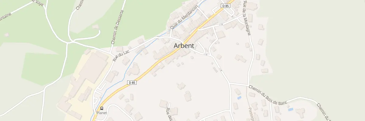 Plan du 61 Rue du Gen Andrea à Arbent