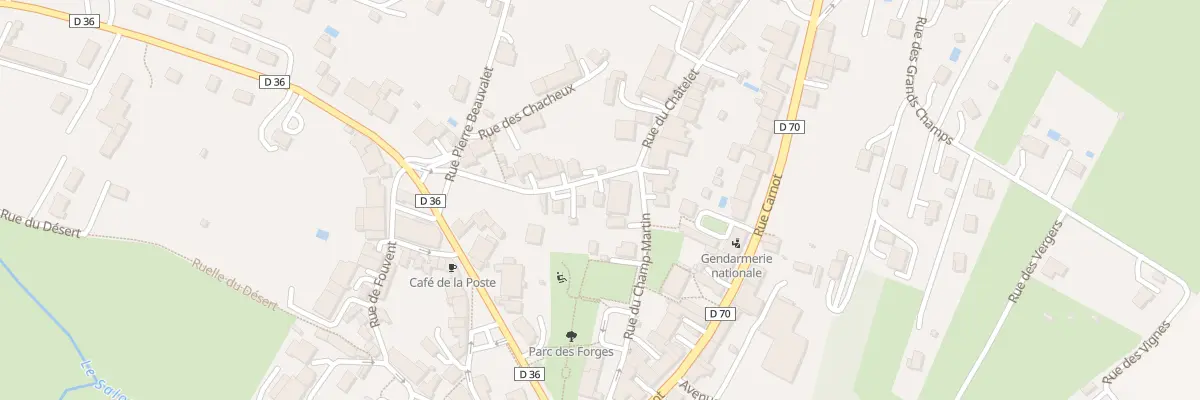 Plan du 6 Rue du Chatelet à Dampierre-sur-Salon