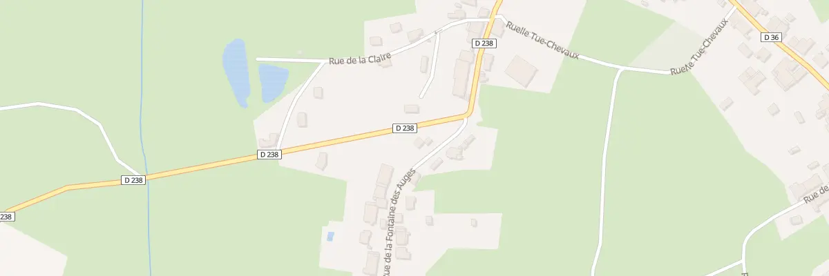 Plan du 22 Rue Fontaine des Auges à Gendrey