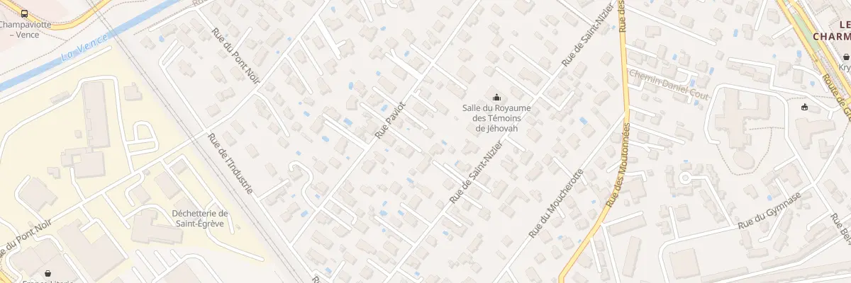 Plan du 47B Rue Paviot à Saint-Égrève