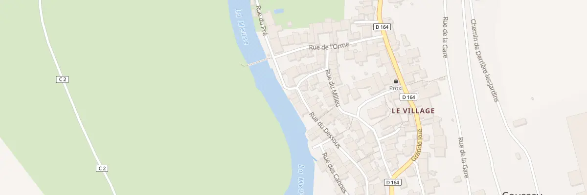 Plan du 11 Rue du Dessous à Coussey