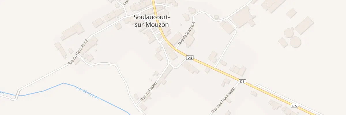 Plan du 14 Rue Principale à Soulaucourt-sur-Mouzon