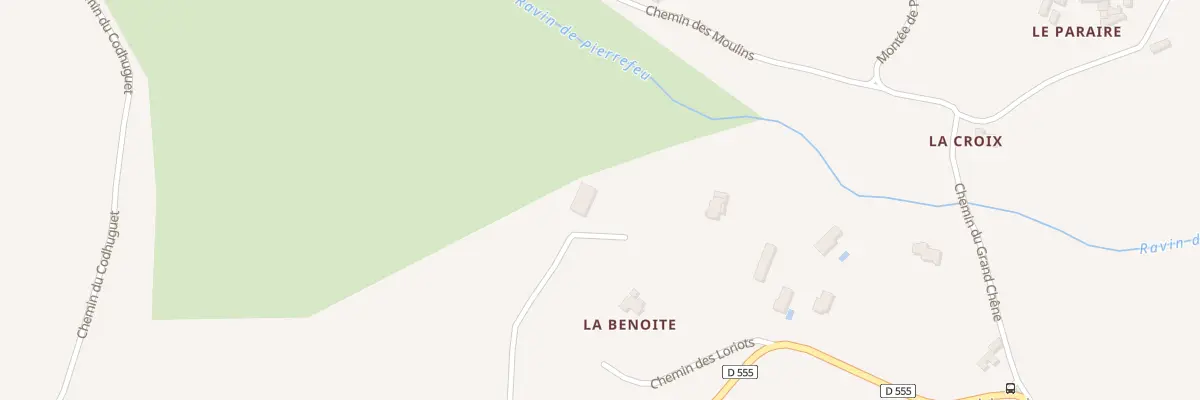 Plan du 282 Che des Sitelles à Aubenas-les-Alpes