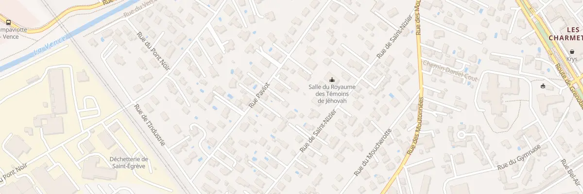 Plan du 47 Rue Paviot à Saint-Égrève