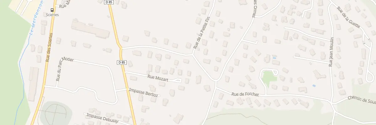 Plan du 12 Rue du Forchet à Arbent