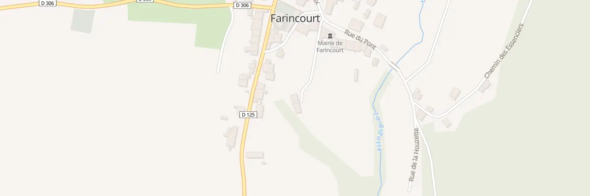 Plan du 8 Rue de la Fontaine à Farincourt