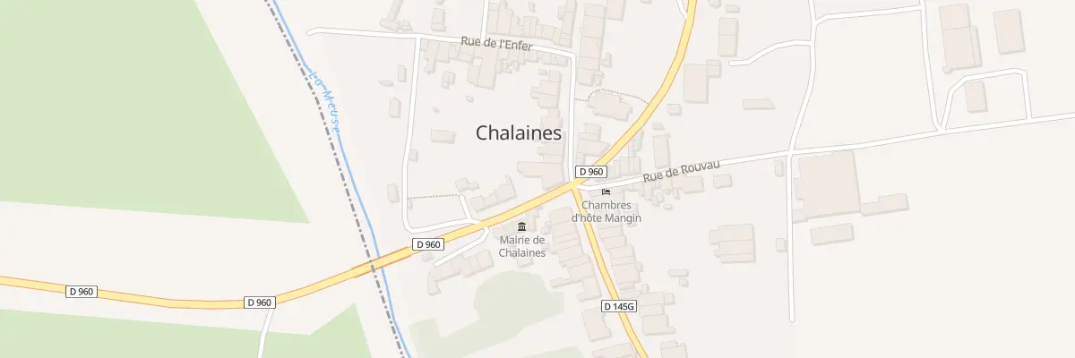 Plan du 9 Rue Principale à Chalaines