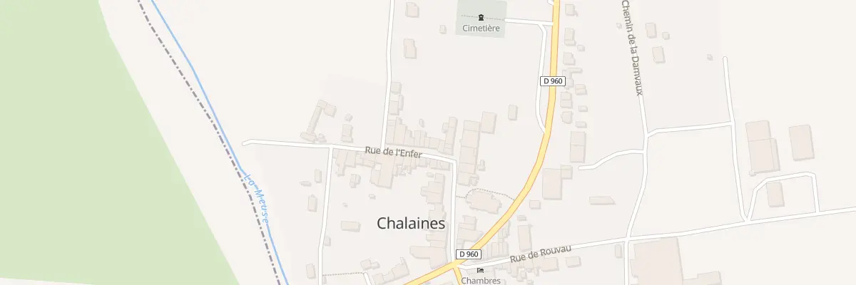 Plan du 6 Rue de l’Enfer à Chalaines
