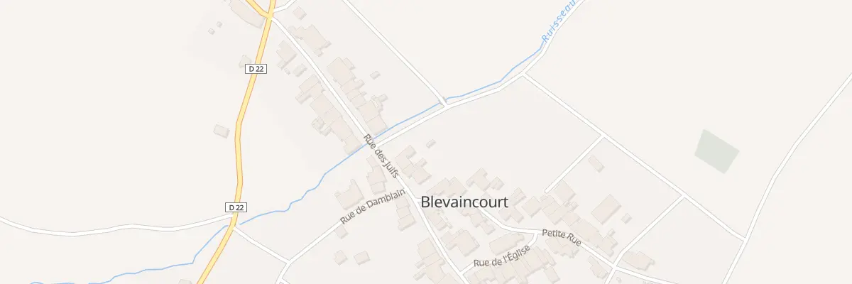 Plan du 6 Rue des Juifs à Blevaincourt