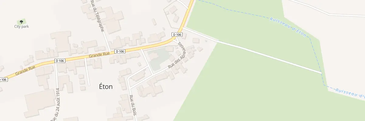 Plan du 7 Rue des Abreuvoirs à Éton