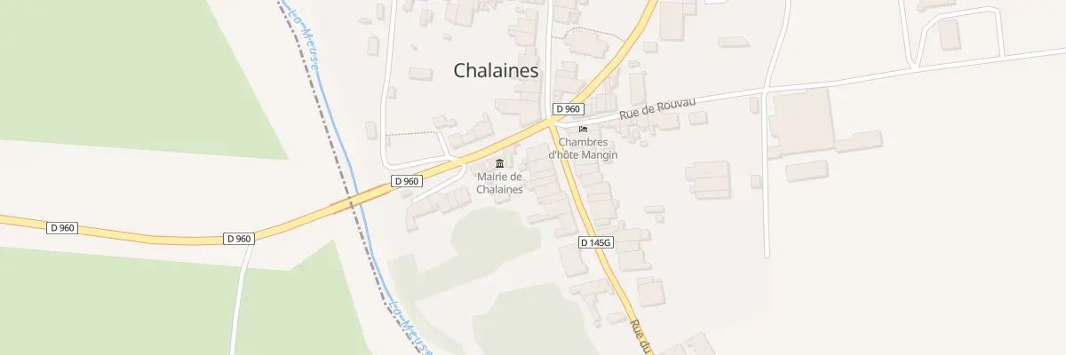 Plan du 6 Rue du Chateau à Chalaines