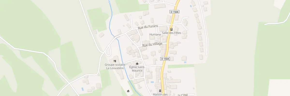 Plan du 77 Rue du Village de Cressieu à Chazey-Bons