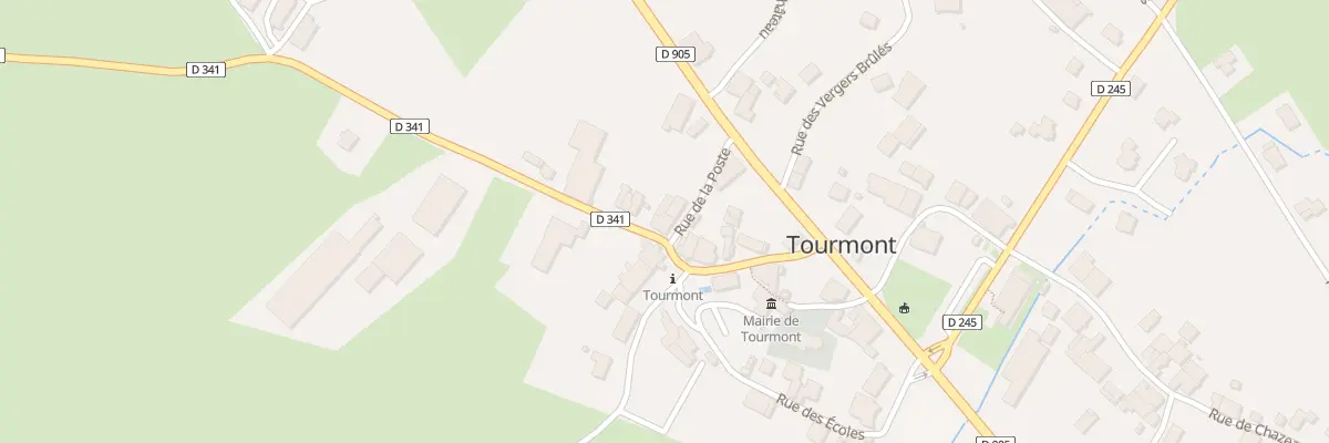 Plan du 3 Rue de la Poste à Tourmont