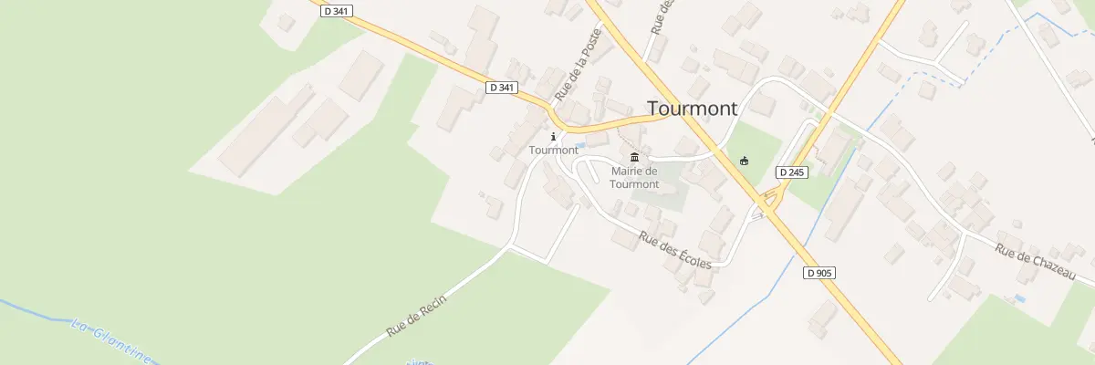 Plan du 2 Rue de Recin à Tourmont