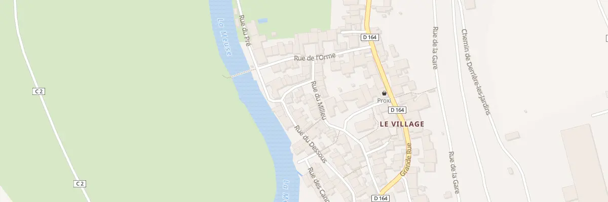 Plan du 6 Rue du Milieu à Coussey