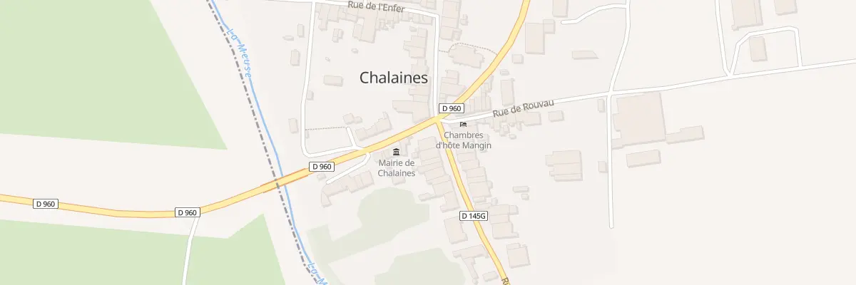 Plan du 2 Rue du Chateau à Chalaines