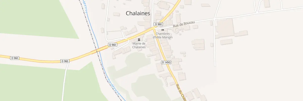 Plan du 10 Rue du Chateau à Chalaines