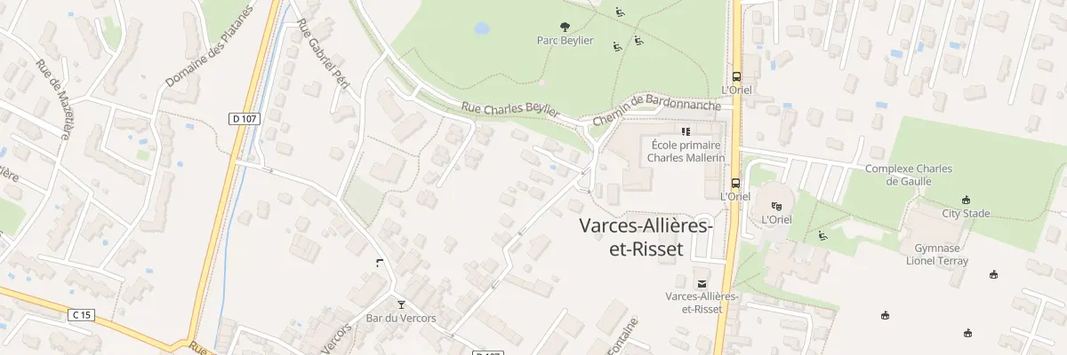 Plan du 15 Che de Bardonnanche à Varces-Allières-et-Risset