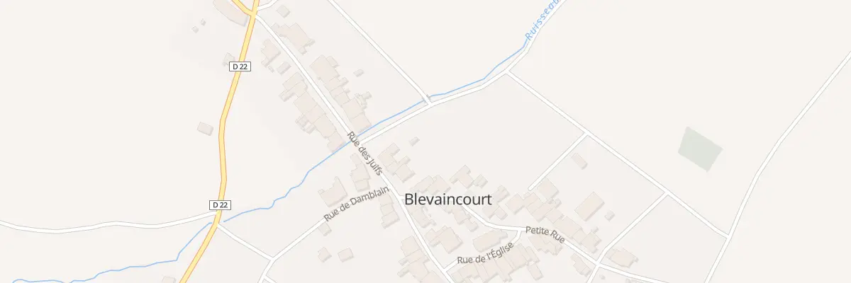 Plan du 4 Rue des Juifs à Blevaincourt