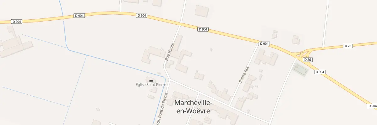 Plan du 1 Rue de la Prairie à Marchéville-en-Woëvre