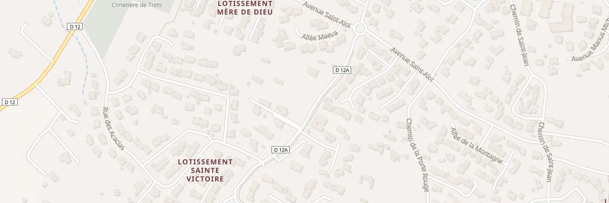 Plan du 360 Av de Graffine à Trets