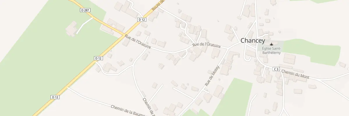 Plan du 8 Rue de l’Oratoire à Chancey