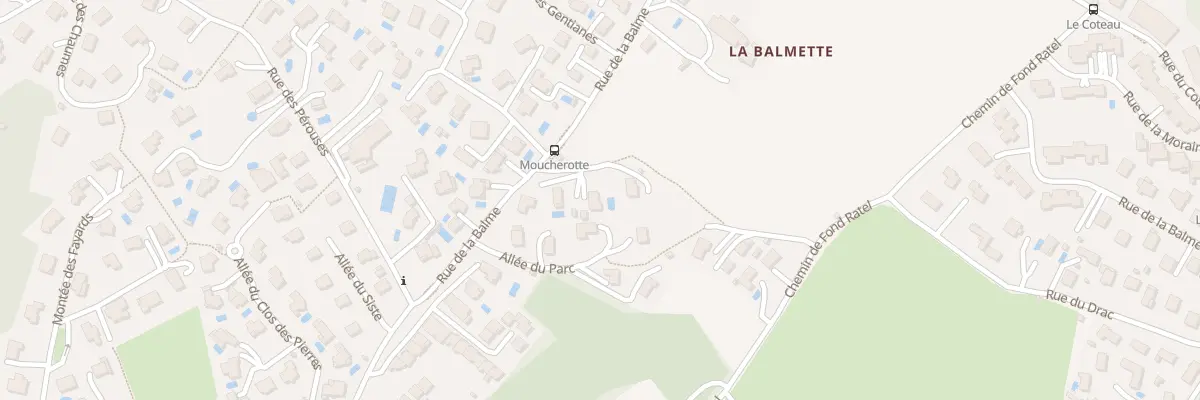 Plan du 6 All du Gros Chêne à Claix