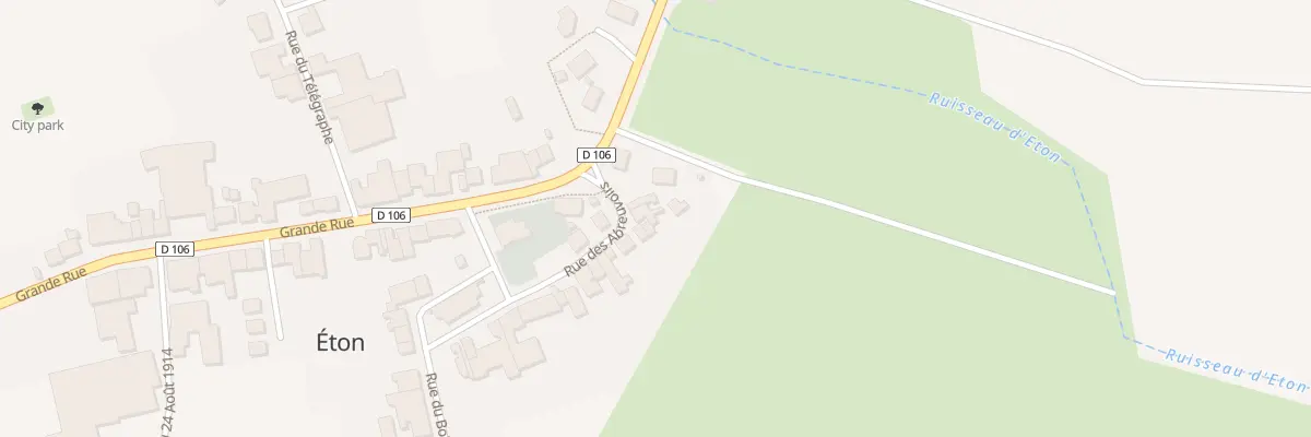 Plan du 3 Rue des Abreuvoirs à Éton