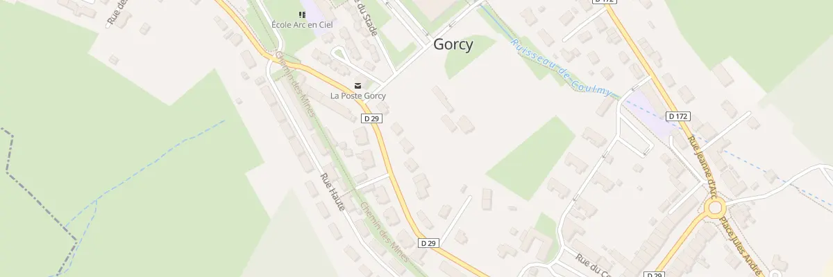 Plan du 40 Rue du Chateau à Gorcy