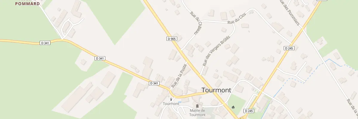 Plan du 14 Rte Nationale à Tourmont