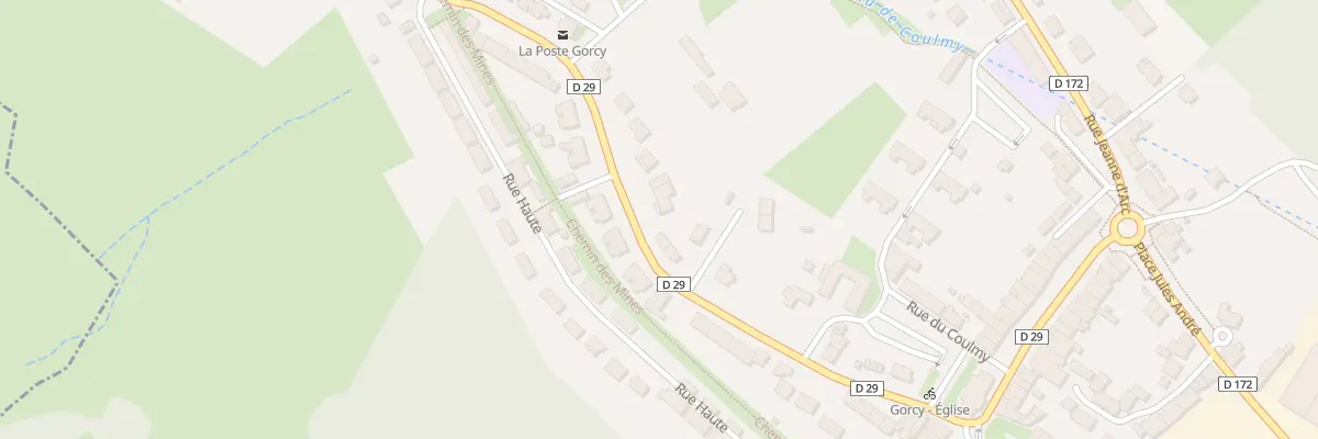Plan du 36 Rue du Chateau à Gorcy