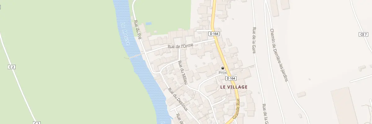 Plan du 5 Rue du Milieu à Coussey