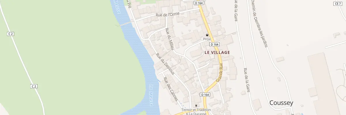 Plan du 16 Rue du Milieu à Coussey