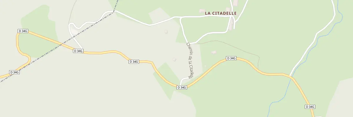 Plan du 77 Che de la Citadelle à Cornillon-en-Trièves