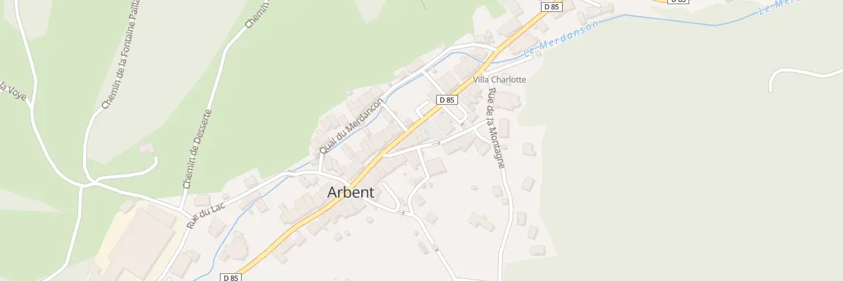 Plan du 18 Rue du Cardinal Aleman à Arbent