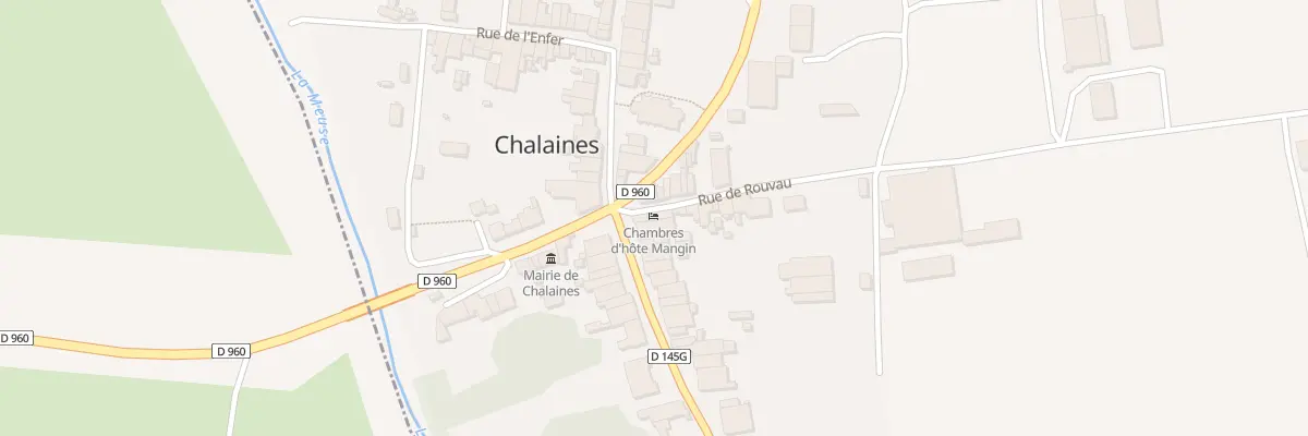 Plan du 4 Rue de Rouvau à Chalaines
