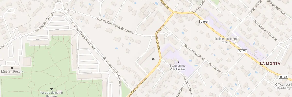 Plan du 17 Rue Casimir Brenier à Saint-Égrève