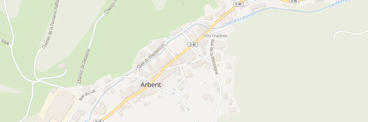Plan du 16 Rue du Cardinal Aleman à Arbent