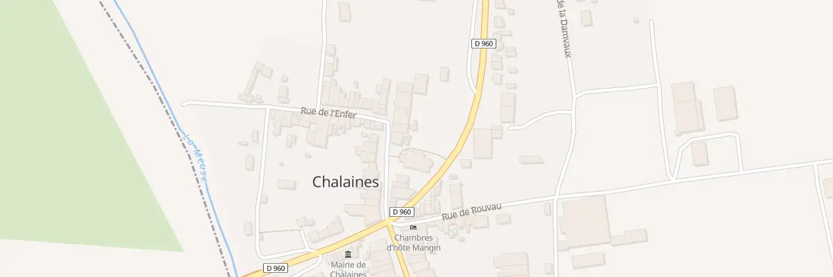 Plan du 10 Rue de l’Eglise à Chalaines