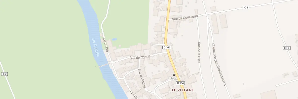 Plan du 4 Rue de l’Orme à Coussey