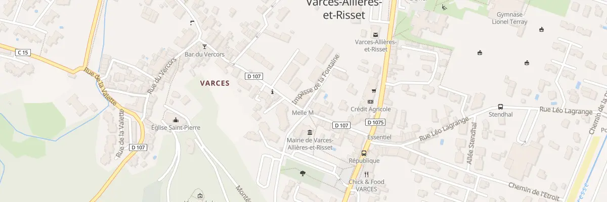 Plan du 17B Rue Jean Jaurès à Varces-Allières-et-Risset