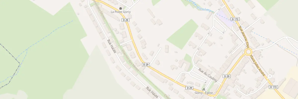 Plan du 34 Rue du Chateau à Gorcy
